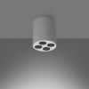 Plafonnier Aluminium Blanc LED 4 Zoe