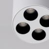 Plafonnier Aluminium Blanc LED 4 Zoe