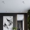 Plafonnier Aluminium Blanc LED 4 Zoe