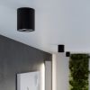 Plafonnier Aluminium Noir LED 4 Zoe
