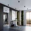 Plafonnier Aluminium Noir LED 4 Zoe