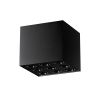 Plafonnier Aluminium Noir LED 9 Ozzy