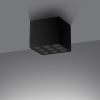 Plafonnier Aluminium Noir LED 9 Ozzy