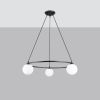 Lustre Acier Noir G9 3 Yoli