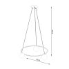 Lustre Acier Noir G9 3 Yoli