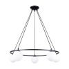 Lustre Acier Noir G9 5 Yoli