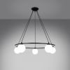 Lustre Acier Noir G9 5 Yoli