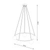 Lustre Acier Noir G9 5 Yoli