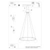 Lustre Acier Noir G9 5 Yoli