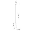 Suspension Béton Gris E14 1 Rea