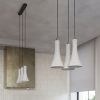 Suspension Béton Gris E14 3 Rea