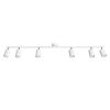 Plafonnier Acier Blanc GU10 6 Lemmi