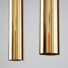 Suspension Acier Éclat Doré GU10 2 Lagos