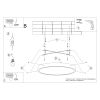 Plafonnier Aluminium Blanc LED 1 Onyx 40