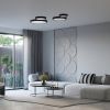 Plafonnier Aluminium Noir LED 1 Onyx 60