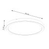 Plafonnier Aluminium Blanc LED 1 Onyx 60