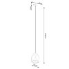 Suspension Céramique Blanc E27 1 Mint