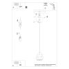 Suspension Céramique Blanc E27 1 Mint