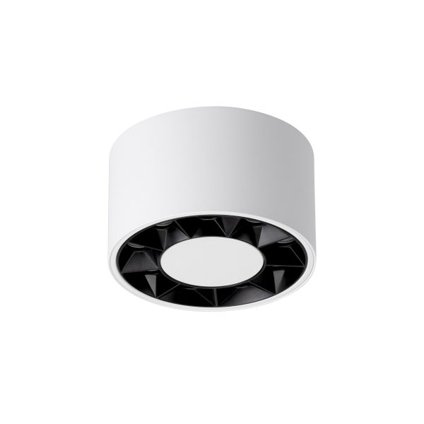 Plafonnier Aluminium Blanc LED 9 Dio