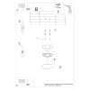 Plafonnier Aluminium Blanc LED 9 Dio