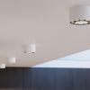Plafonnier Aluminium Blanc LED 9 Dio