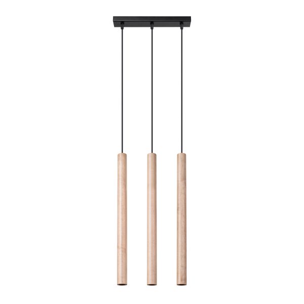 Suspension Acier Bois G9 3 Pastelo Line