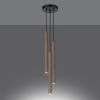 Suspension Acier Bois G9 3 Pastelo