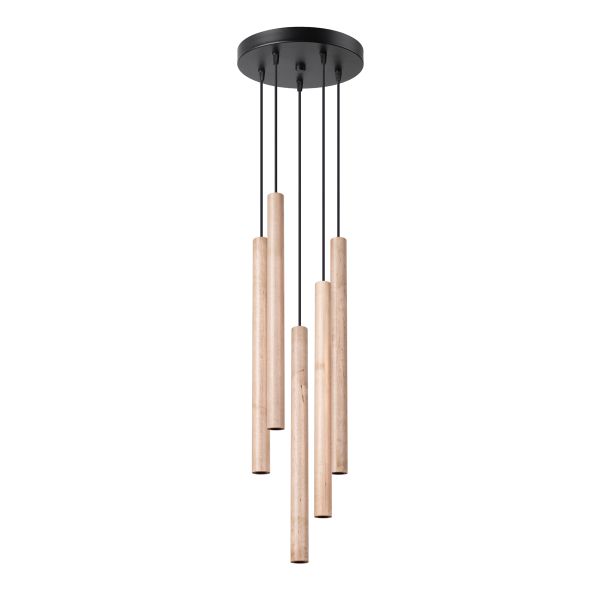 Suspension Acier Bois G9 5 Pastelo