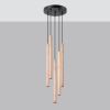 Suspension Acier Bois G9 5 Pastelo