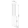 Suspension Béton Gris G9 5 Pastelo