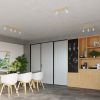 Applique Acier Bois/Blanc GU10 1 Verdo