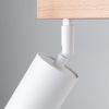Plafonnier Acier Bois/Blanc GU10 2 Verdo