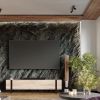 Applique Acier Bois/Noir E27 1 Zuca