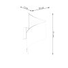 Applique Acier Blanc G9 1 Talassa