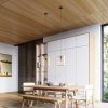Suspension Acier Bois Naturel E27 1 Aries