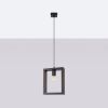 Suspension Acier Wengé E27 1 Aries