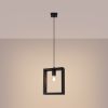Suspension Acier Wengé E27 1 Aries
