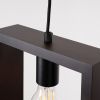 Suspension Acier Wengé E27 1 Aries