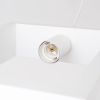 Suspension Acier Blanc E27 1 Aries
