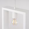 Suspension Acier Blanc E27 1 Aries