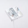 Suspension Acier Blanc E27 1 Aries