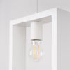 Suspension Acier Blanc E27 1 Aries