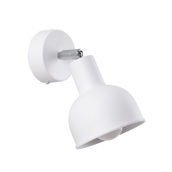 Applique Acier Blanc E27 1 Elba