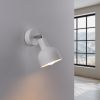 Applique Acier Blanc E27 1 Elba