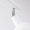 Plafonnier Acier Blanc E27 2 Elba