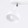 Plafonnier Acier Blanc E27 2 Elba