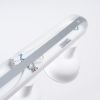Plafonnier Acier Blanc E27 3 Elba