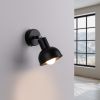 Applique Acier Noir E27 1 Elba