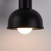 Applique Acier Noir E27 1 Elba