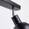 Plafonnier Acier Noir E27 2 Elba